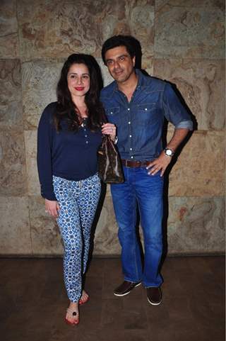 Neelam and Sameer Soni were at the Special screening of O Teri