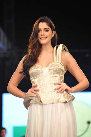 Izabelle Leite at the charity fashion show 'Ramp for Champs'