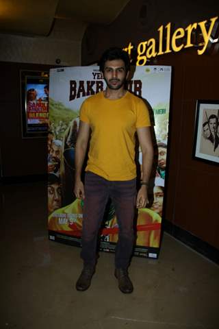 Kartik Tiwari at the Screening Of Yeh Hai Bakrapur