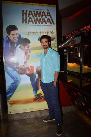 Saqib Saleem at the Hawaa Hawaai screening visit