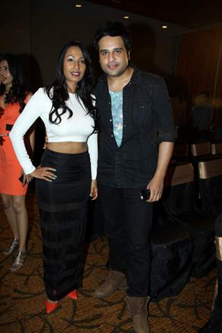 Krushna Abhishek and Kashmira Shah at the First look launch of Unforgettable