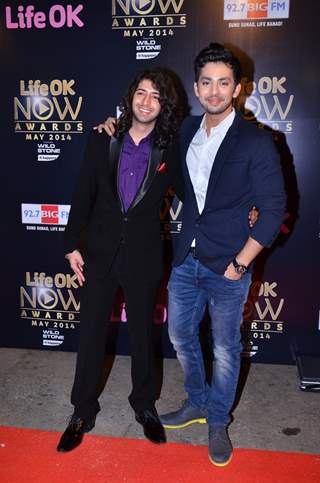 Shreyas Pardiwala and Himansh Kohli at the Life OK Now Awards