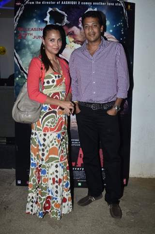 Mahesh Bhupathi and Lara Dutta at the special screening of Ek Villian