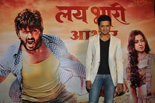 Riteish Deshmukh poses for the media