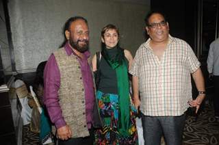 Ketan and Deepa Mehta with Satish Kaushik