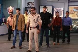 Promotion of Singham Returns on C.I.D