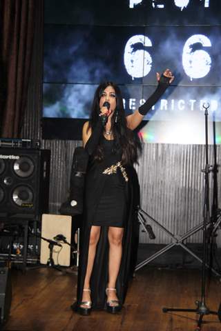 Shibani Kashyap performs at the Music Launch of Plot 666- Restricted Area