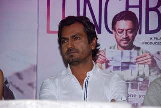 Nawazuddin Siddiqui was seen engrossed in a deep thought at the DVD Launch of Lunchbox