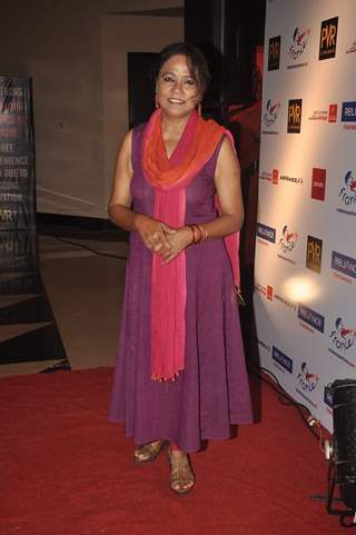 Seema Biswas was at the Premiere of 100 Foot Journey hosted by Om Puri