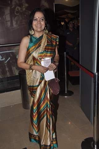 Sushmita Mukherjee was seen at the Premiere of 100 Foot Journey hosted by Om Puri