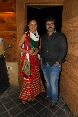 Neha Joshi and Hrishikesh Joshi at the Success Bash of Poshter Boyz