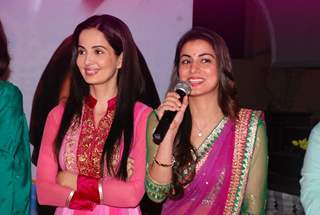 Rukhsar Rehman and Shraddha Arya at Tumhari Paakhi's 200 Episodes Celebration