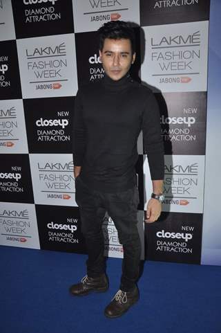 Aditya Singh Rajput at the Lakme Fashion Week Winter/ Festive 2014 Day 4