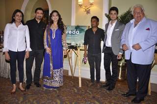 The Cast and Crew at the Mahurat of the Movie 'Veda'