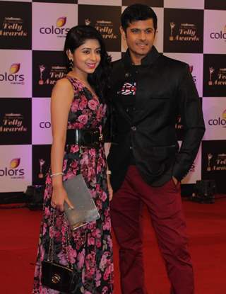 Neha Sargam and Neil Bhatt were seen at the Indian Telly Awards