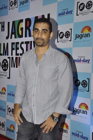 Kunal Deshmukh poses for the media at 5th Jagran Film Festival Mumbai