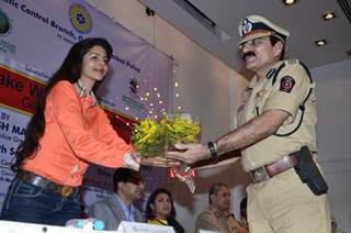 Bhairavi Goswami felicitated at Make way for Ambulance Event
