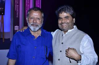 Pankaj Kapoor and Vishal Bharadwaj at the Book Launch of Haider, Omkara and Maqbool