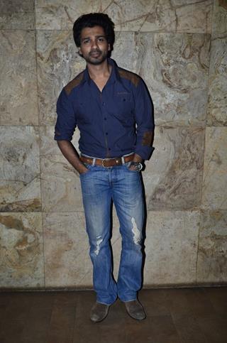 Nikhil Dwivedi poses for the media at the Special Screening of Tamanchey