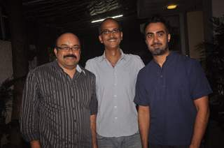 Rohan Sippy and Ranvir Shorey poses for the media at the Special Screening of Sonali Cable