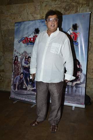 David Dhawan poses for the media at the Special Screening of Ekkes Toppon Ki Salaami