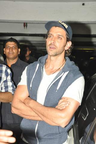 Hrithik Roshan was snapped at the Special Screening of Bang Bang for Kids