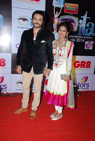 Ashish Sharma & Archana Taide were at the ITA Awards 2014