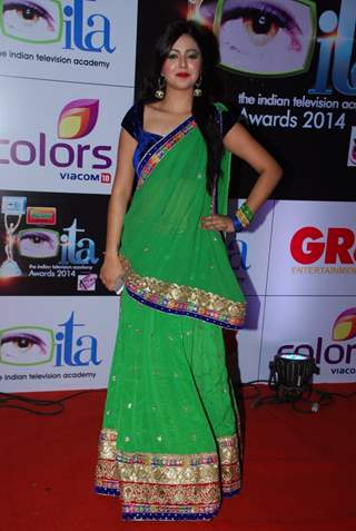 Shafaq Naaz at the ITA Awards 2014