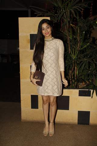 Soumya Seth poses for the media at Shashi Sumeet Production Bash