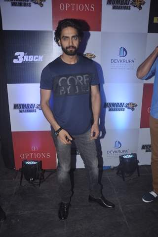 Rohit Purohit poses for the media at the Launch of BCL Team Mumbai Warriors