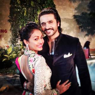 Ashish Sharma and Archana Taide at ITA Awards Red Carpet 2014