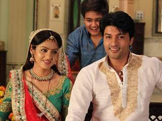 Anas Rashid with Deepika Singh and Aryan Sharma