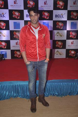 Sangraam Singh poses for the media at the Jersey Launch of BCL Team Jaipur Raj Joshiley