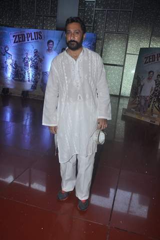 Mukesh Tiwari poses for the media at the Launch of the Film Zed Plus