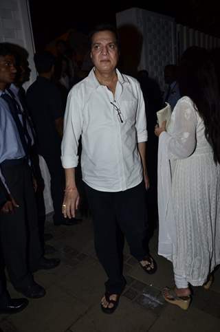 Jatin Pandit was snapped at the Prayer Meet of Ravi Chopra