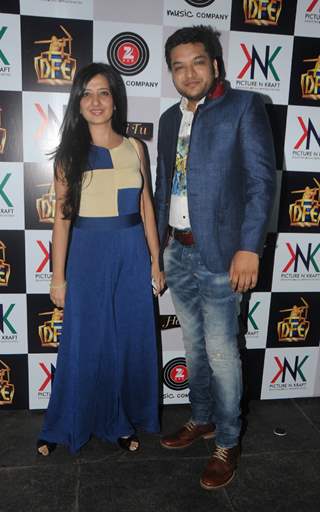 Ankit Saraswat poses with Amy Billimoria at the Launch of his Debut Album
