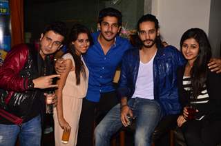 TV Celebs pose for the camera at India-Forums 11th Anniversary Bash