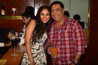 Shruti Bapna poses with Abhay Bhargava at India-Forums 11th Anniversary Bash