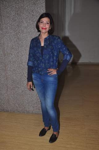 Shilpa Shukla poses for the media at the Promotions of Crazy Cukkad Family