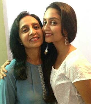 Aditi Tailang with Her Mother