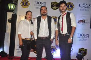 Praneet Bhatt poses for the media at Lion Gold Awards