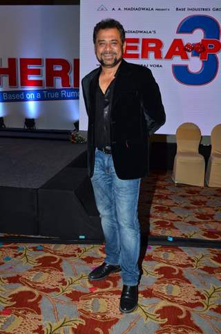 Anees Bazmee poses for the media at the Launch of Hera Pheri 3