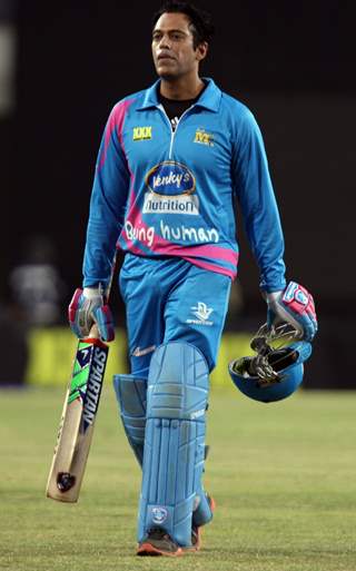 Samir Kochhar was snapped during Mumbai Heroes Vs Kerala Strikers Match