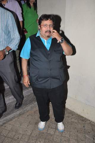 Neeraj Vora poses for the media at the Special Screening of Shamitabh