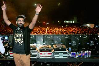 DJ Chetas was snapped performing at Alegria Fest