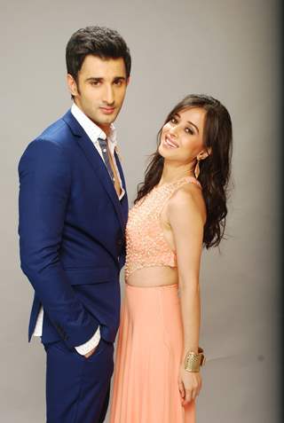 Sidhant Gupta and Suzanna Mukherjee pose at the Photo Shoot of Badmashiyaan