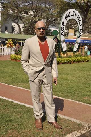 Bharat Dabholkar poses for the media at AGP Race