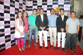 Team of Adaalat poses for the media at the Completion of 400 Episodes