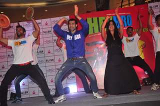 Hanif Hilal and Mahie Gill perform at the Promotions of Hey Bro