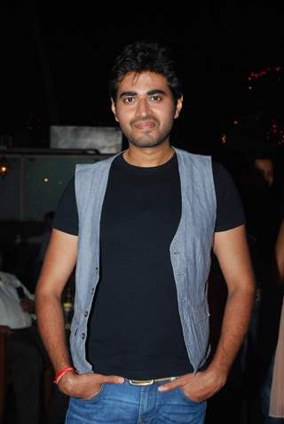 Yash Sinha poses for the media at the Launch of Servicewali Bahu